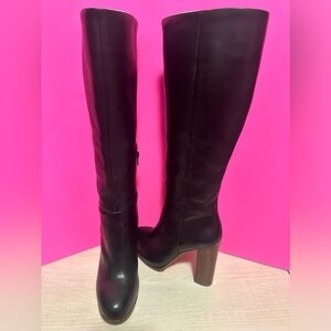 Vince Camuto size 8 ,black over the knee boots, STUNNING! Like new see pics